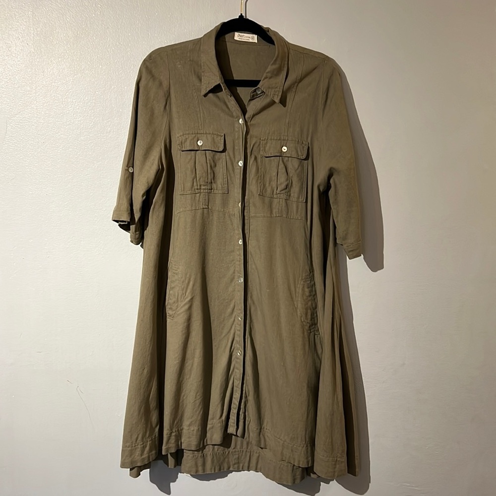 Short sleeve tunic dress